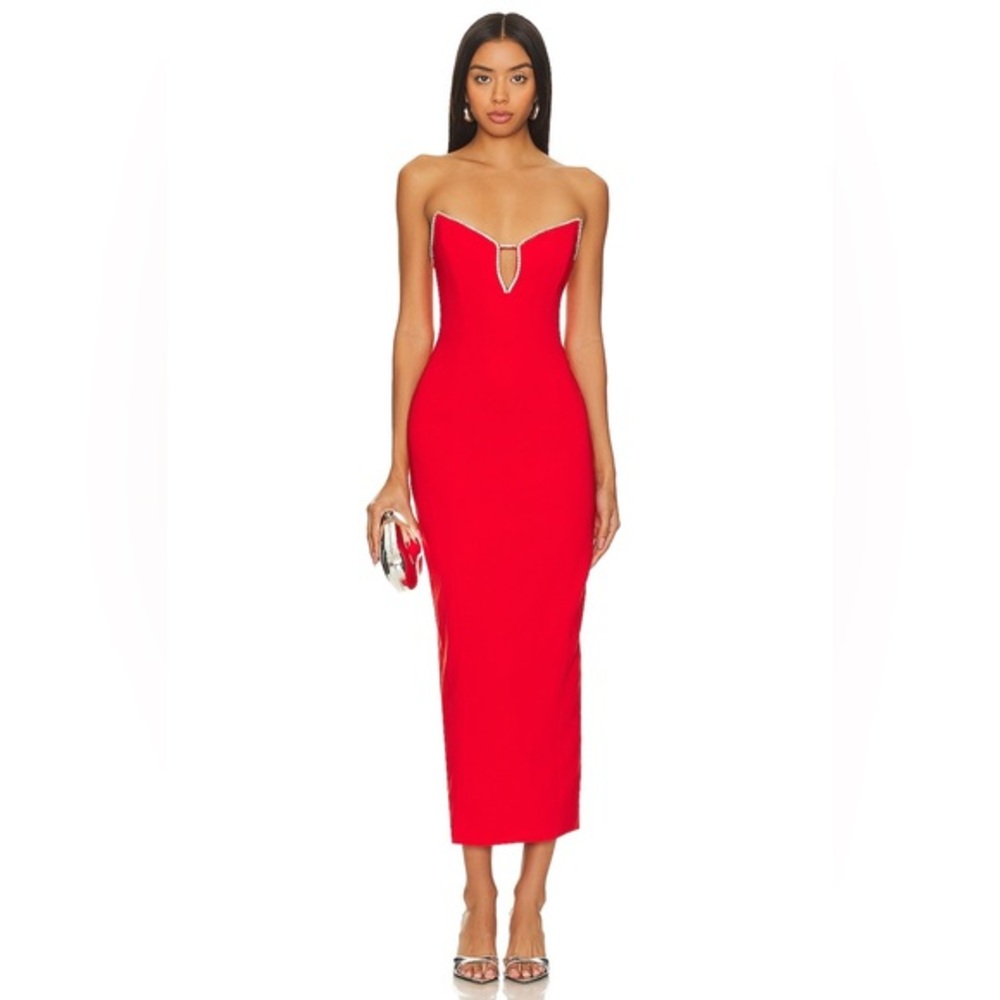 REVOLVE RUNAWAY THE LABEL BEC MIDI DRESS